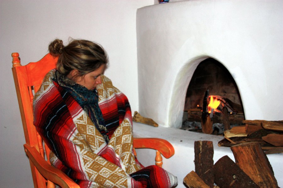 This morning felt SO cold inside our room...