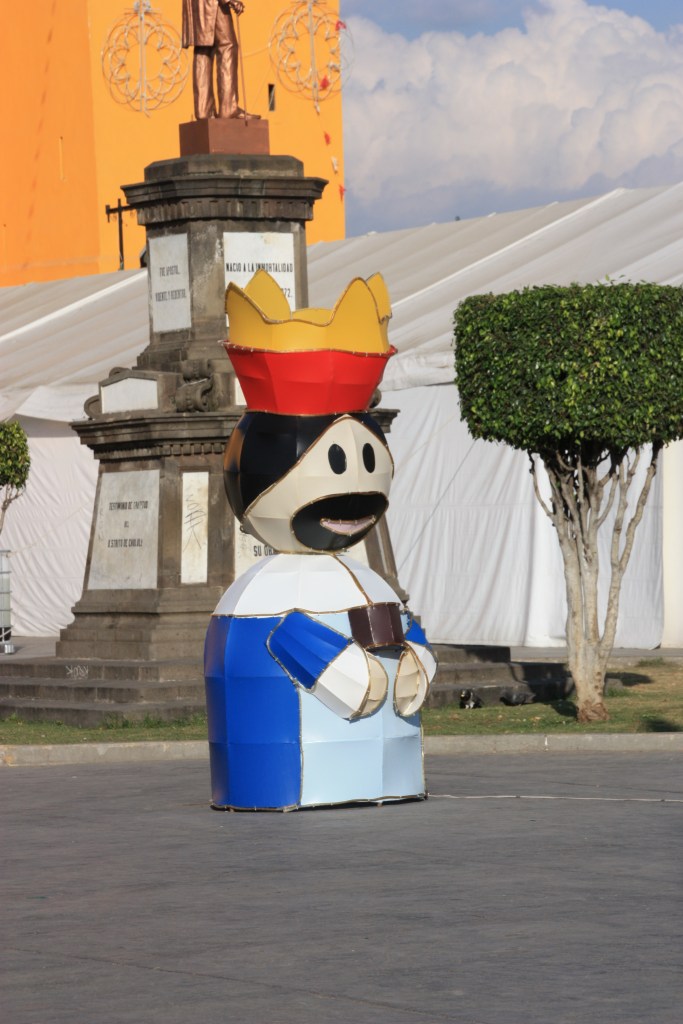 i think he's supposed to be a wise man decoration for christmas