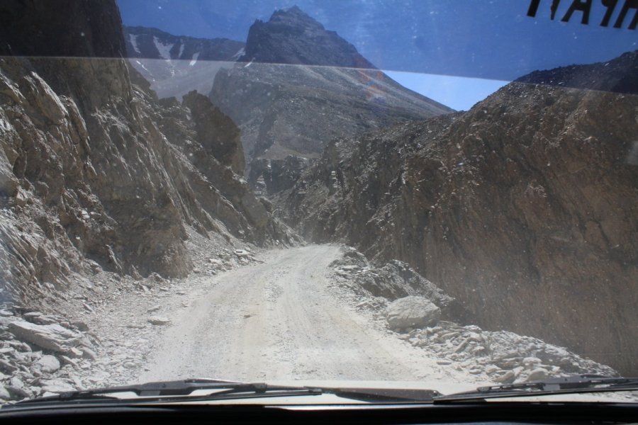 Driving in the Himalayas